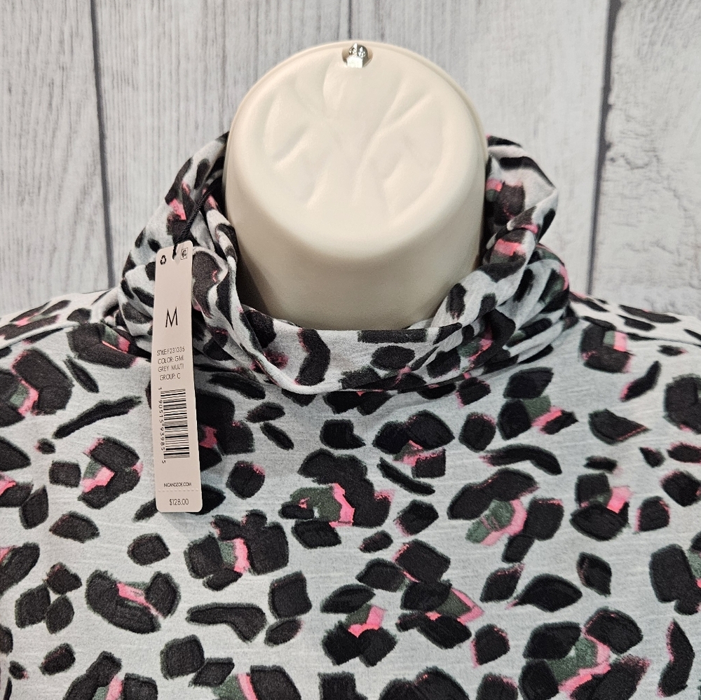 [NWT] NIC+ZOE Women's Cheetah Top - Picture 7 of 10